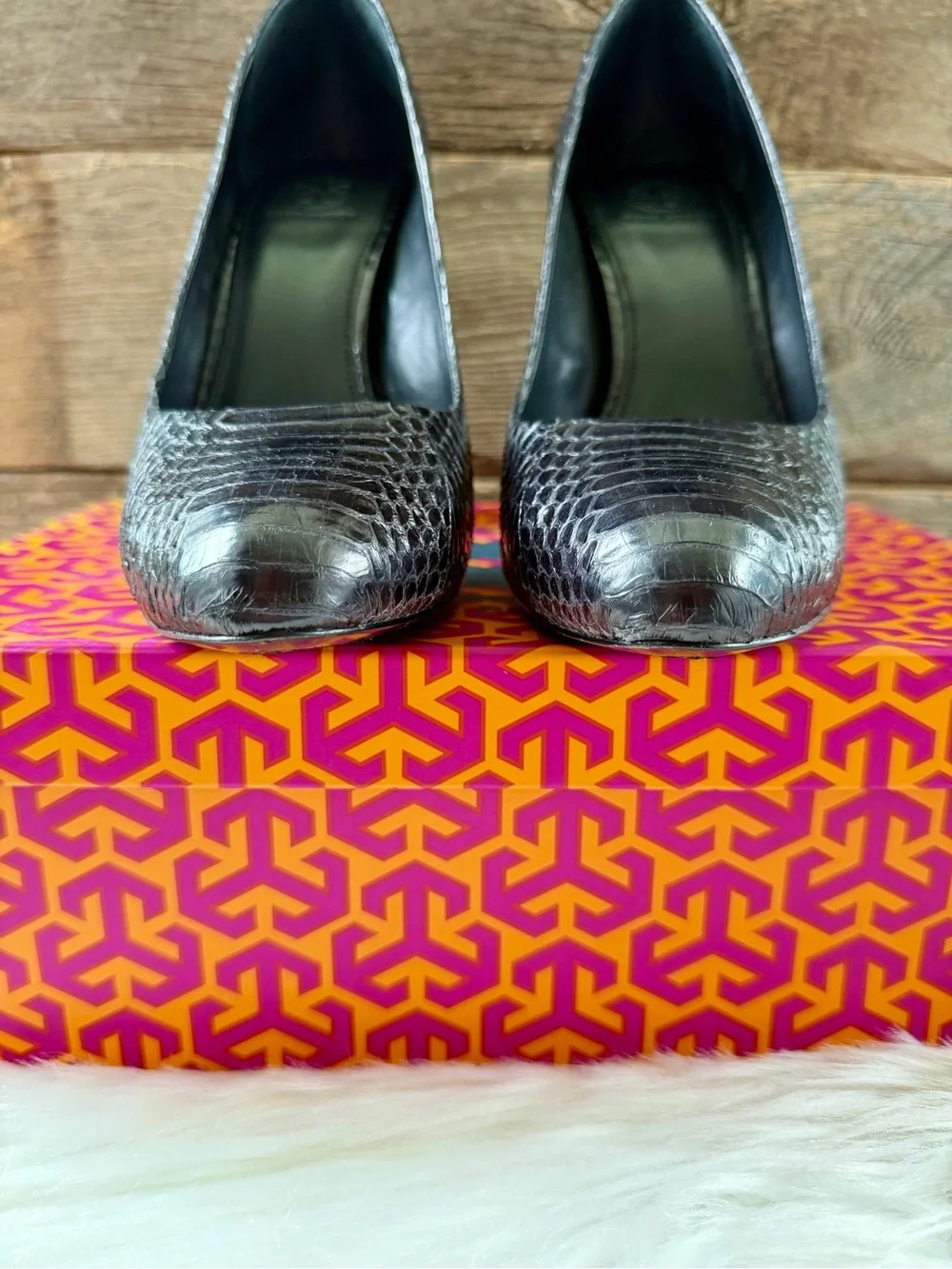 TORY BURCH | Delilah Snakeskin Pumps